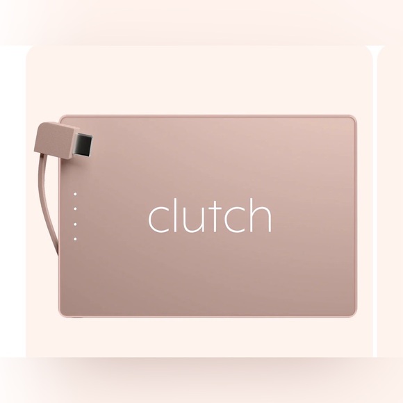 Clutch Other - Pink Clutch Portable Charger